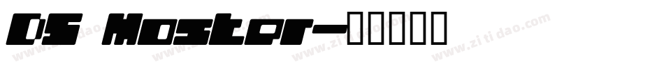 DS Moster字体转换